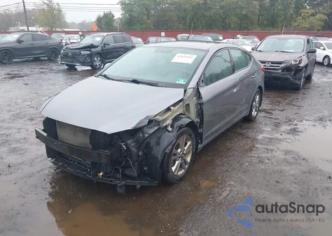 2018 Hyundai Elantra Sel z USA, uszkodzony, nr VIN KMHD84LF5JU560104